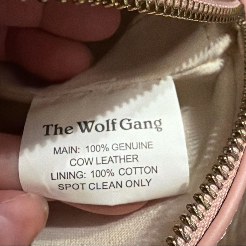 The Wolf Gang Circle Women’s Light Pink Leather Belt Bag Australia - Picture 7 of 10